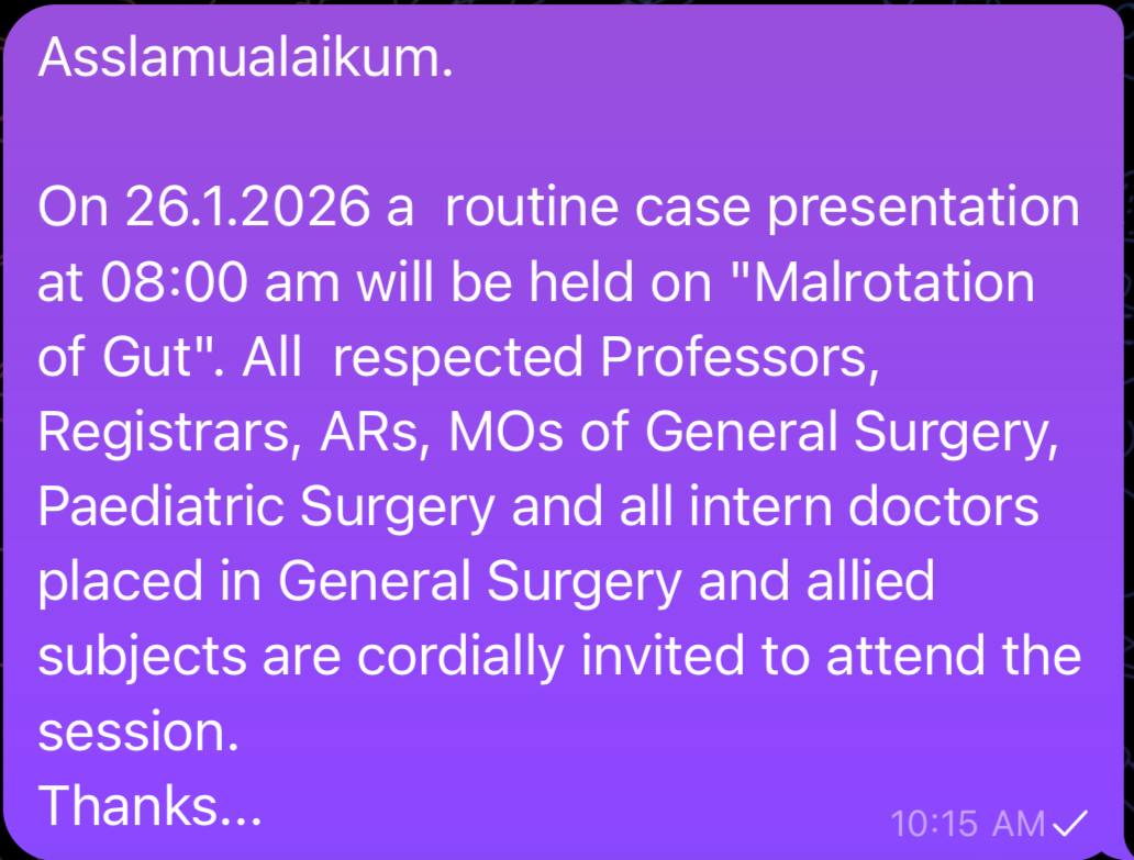 Malrotation of Gut